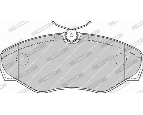 Bromsbeläggssats, skivbroms PREMIER ECO FRICTION FVR1515 Ferodo, bild 5