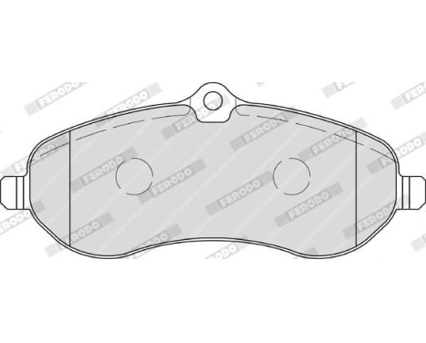 Bromsbeläggssats, skivbroms PREMIER ECO FRICTION FVR1771 Ferodo, bild 5