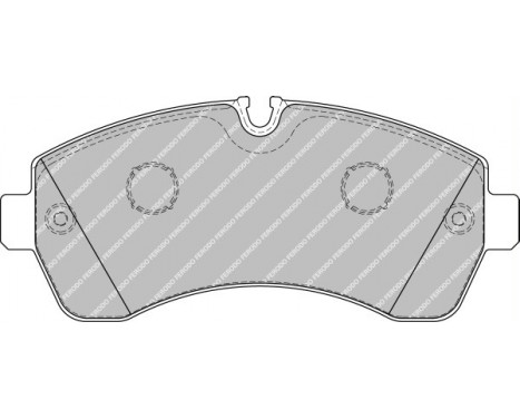 Bromsbeläggssats, skivbroms PREMIER ECO FRICTION FVR1777 Ferodo, bild 2