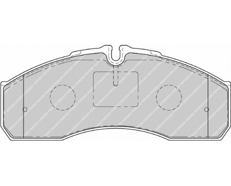 Bromsbeläggssats, skivbroms PREMIER ECO FRICTION FVR1791 Ferodo, bild 2