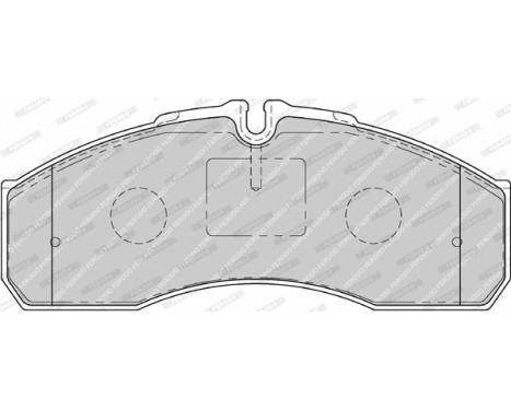 Bromsbeläggssats, skivbroms PREMIER ECO FRICTION FVR1791 Ferodo, bild 3