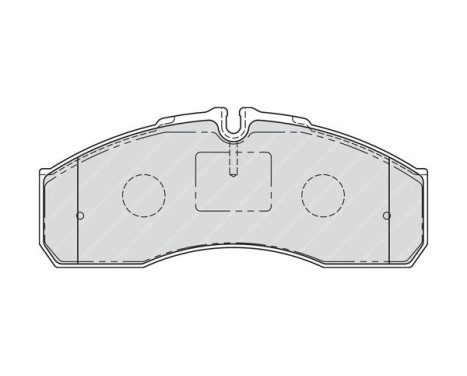 Bromsbeläggssats, skivbroms PREMIER ECO FRICTION FVR1791 Ferodo, bild 4