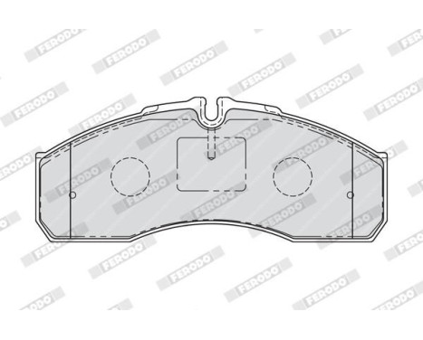 Bromsbeläggssats, skivbroms PREMIER ECO FRICTION FVR1791 Ferodo, bild 4
