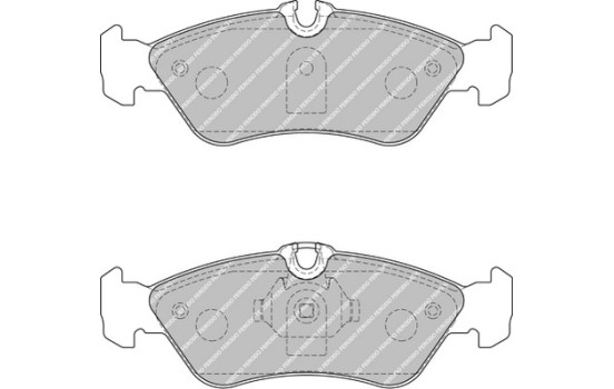 Bromsbeläggssats, skivbroms PREMIER ECO FRICTION FVR1876 Ferodo, bild 2