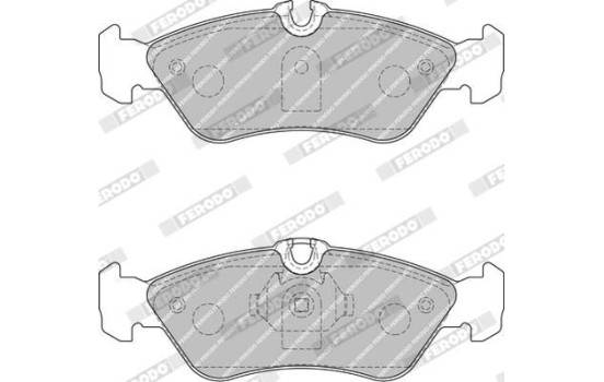 Bromsbeläggssats, skivbroms PREMIER ECO FRICTION FVR1876 Ferodo, bild 5
