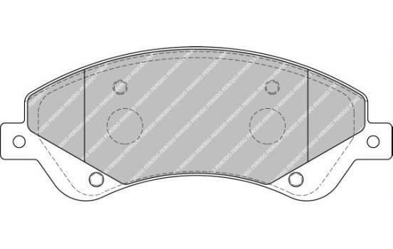 Bromsbeläggssats, skivbroms PREMIER ECO FRICTION FVR1929 Ferodo, bild 2
