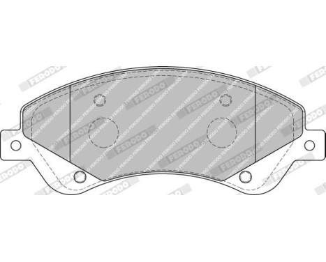 Bromsbeläggssats, skivbroms PREMIER ECO FRICTION FVR1929 Ferodo, bild 5