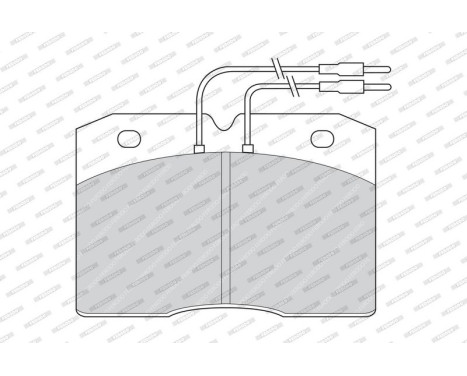 Bromsbeläggssats, skivbroms PREMIER ECO FRICTION FVR377 Ferodo, bild 3