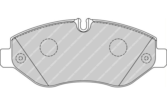 Bromsbeläggssats, skivbroms PREMIER ECO FRICTION FVR4036 Ferodo, bild 2