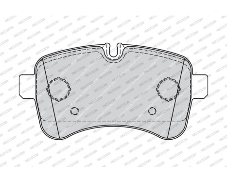 Bromsbeläggssats, skivbroms PREMIER ECO FRICTION FVR4037 Ferodo, bild 4