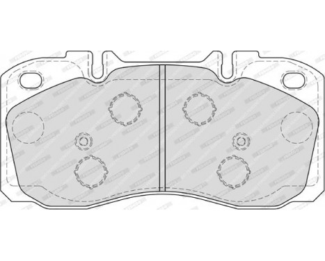 Bromsbeläggssats, skivbroms PREMIER ECO FRICTION FVR4038 Ferodo, bild 2