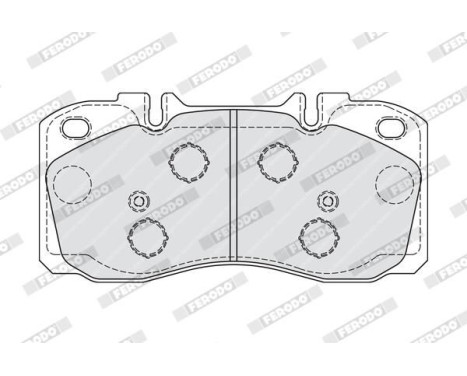 Bromsbeläggssats, skivbroms PREMIER ECO FRICTION FVR4038 Ferodo, bild 4