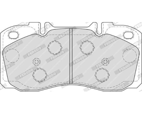 Bromsbeläggssats, skivbroms PREMIER ECO FRICTION FVR4038 Ferodo, bild 4
