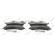 Bromsbeläggssats, skivbroms PREMIER ECO FRICTION FVR4039 Ferodo, miniatyr 3