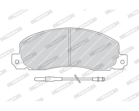 Bromsbeläggssats, skivbroms PREMIER ECO FRICTION FVR414 Ferodo, bild 4