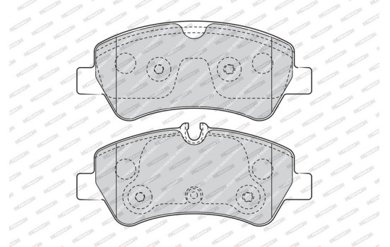Bromsbeläggssats, skivbroms PREMIER ECO FRICTION FVR4398 Ferodo, bild 3