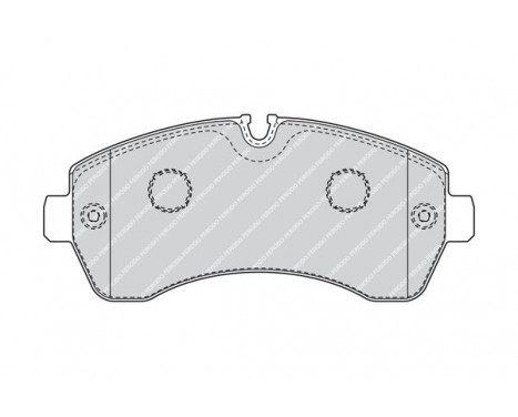 Bromsbeläggssats, skivbroms PREMIER ECO FRICTION FVR4470 Ferodo, bild 2