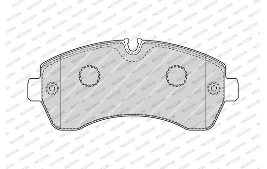 Bromsbeläggssats, skivbroms PREMIER ECO FRICTION FVR4470 Ferodo, bild 3