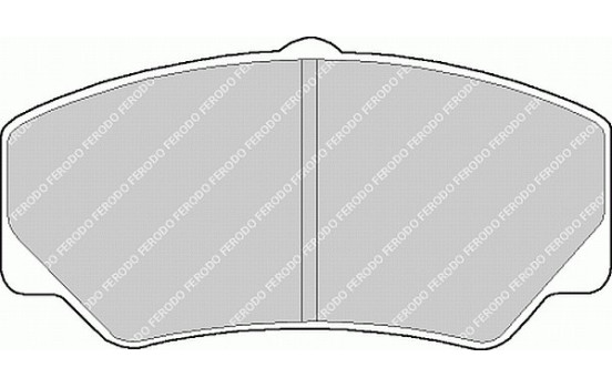 Bromsbeläggssats, skivbroms PREMIER ECO FRICTION FVR450 Ferodo, bild 2