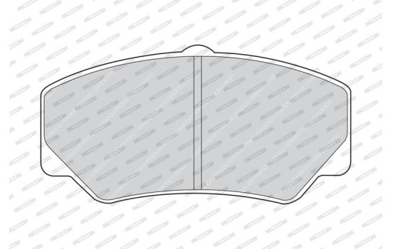Bromsbeläggssats, skivbroms PREMIER ECO FRICTION FVR450 Ferodo, bild 4