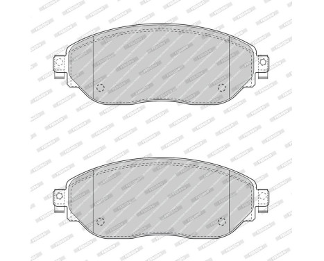 Bromsbeläggssats, skivbroms PREMIER ECO FRICTION FVR4840 Ferodo, bild 3