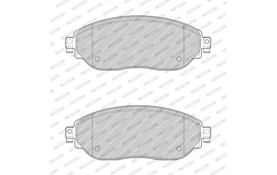 Bromsbeläggssats, skivbroms PREMIER ECO FRICTION FVR4840 Ferodo, bild 3