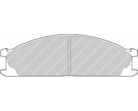 Bromsbeläggssats, skivbroms PREMIER ECO FRICTION FVR641 Ferodo, bild 2