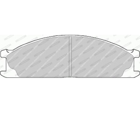 Bromsbeläggssats, skivbroms PREMIER ECO FRICTION FVR641 Ferodo, bild 4