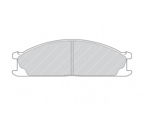 Bromsbeläggssats, skivbroms PREMIER ECO FRICTION FVR641 Ferodo, bild 5