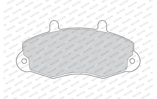 Bromsbeläggssats, skivbroms PREMIER ECO FRICTION FVR700 Ferodo, bild 3