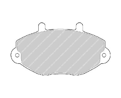 Bromsbeläggssats, skivbroms PREMIER ECO FRICTION FVR701 Ferodo, bild 2