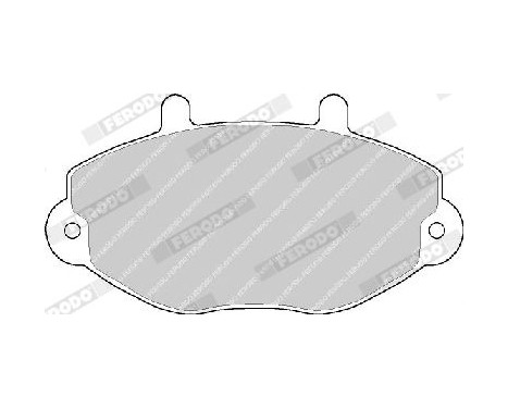 Bromsbeläggssats, skivbroms PREMIER ECO FRICTION FVR701 Ferodo, bild 5