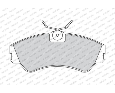 Bromsbeläggssats, skivbroms PREMIER ECO FRICTION FVR785 Ferodo, bild 3