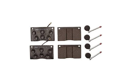 Bromsbeläggssats, skivbroms PREMIER ECO FRICTION FVR805 Ferodo