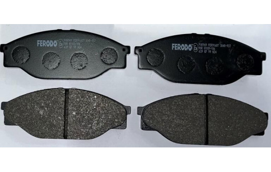 Bromsbeläggssats, skivbroms PREMIER ECO FRICTION FVR949 Ferodo, bild 3