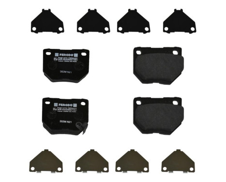 Bromsbeläggssats, skivbroms PREMIER FDB1372 Ferodo, bild 2