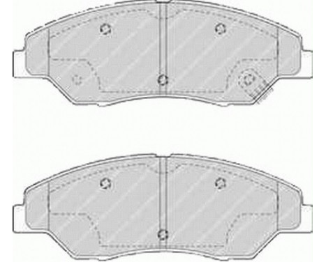 Bromsbeläggssats, skivbroms PREMIER FDB1536 Ferodo, bild 2