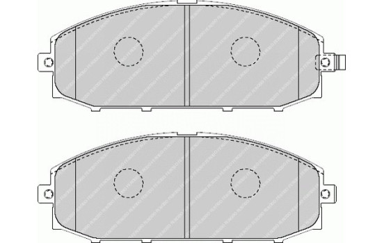 Bromsbeläggssats, skivbroms PREMIER FDB1577 Ferodo, bild 2