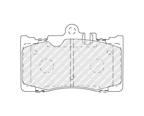 Bromsbeläggssats, skivbroms PREMIER FDB1688 Ferodo, bild 2
