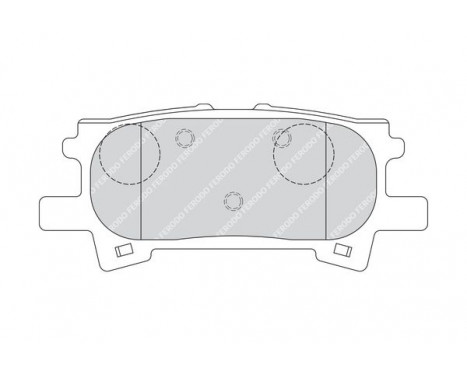 Bromsbeläggssats, skivbroms PREMIER FDB1731 Ferodo, bild 3