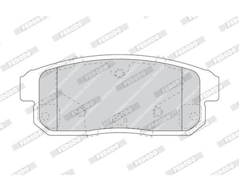 Bromsbeläggssats, skivbroms PREMIER FDB1759 Ferodo, bild 3