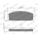 Bromsbeläggssats, skivbroms PREMIER FDB372 Ferodo, miniatyr 3