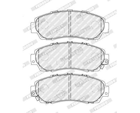 Bromsbeläggssats, skivbroms PREMIER FDB4161 Ferodo, bild 4