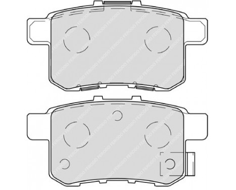 Bromsbeläggssats, skivbroms PREMIER FDB4198 Ferodo, bild 2