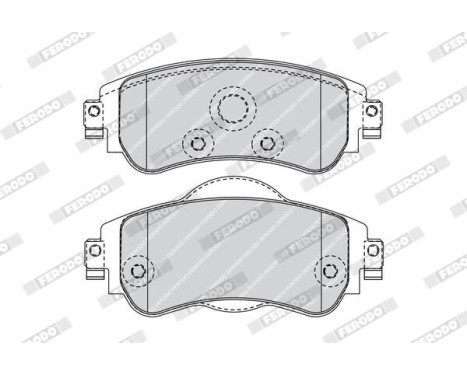 Bromsbeläggssats, skivbroms PREMIER FDB4336 Ferodo, bild 3