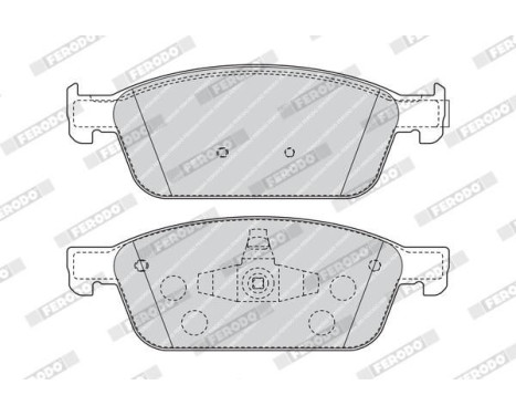 Bromsbeläggssats, skivbroms PREMIER FDB4416 Ferodo, bild 3