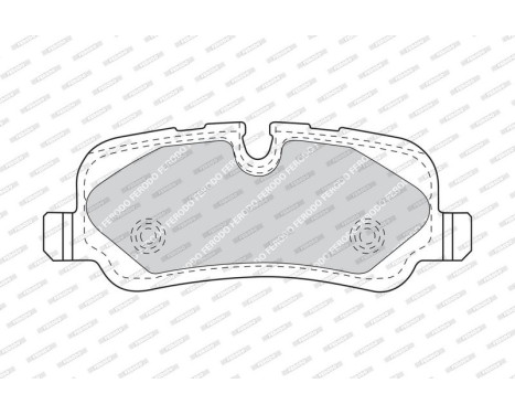 Bromsbeläggssats, skivbroms PREMIER FDB4432 Ferodo, bild 3