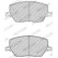 Bromsbeläggssats, skivbroms PREMIER FDB4688 Ferodo, miniatyr 3