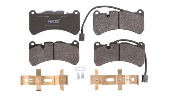 Bromsbeläggssats, skivbroms PREMIER FDB4846 Ferodo
