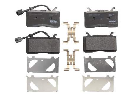 Bromsbeläggssats, skivbroms PREMIER FDB4932 Ferodo